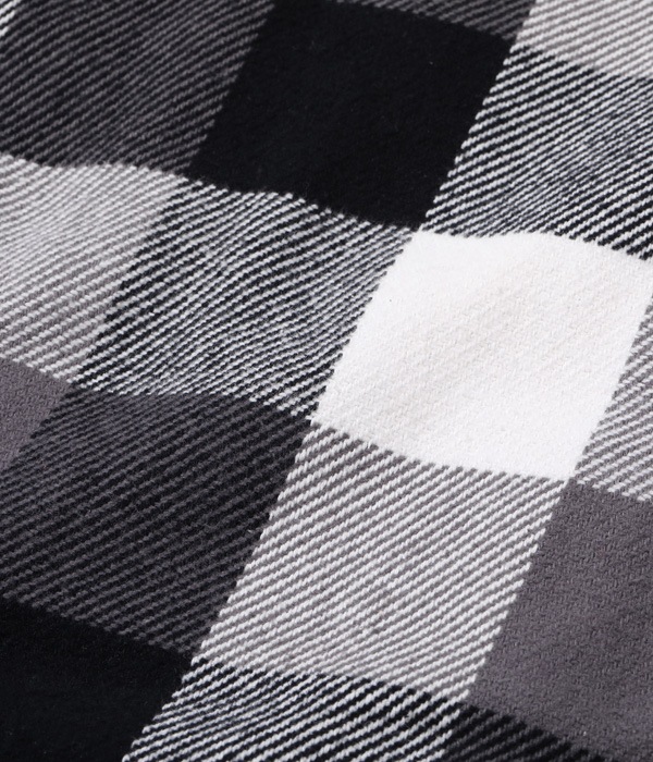 Lot No. SC15448 / 3-COLOR BLOCK CHECK HEAVY FLANNEL CPO JACKET