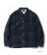 Lot No. SC15448 / 3-COLOR BLOCK CHECK HEAVY FLANNEL CPO JACKET