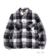 Lot No. SC15448 / 3-COLOR BLOCK CHECK HEAVY FLANNEL CPO JACKET
