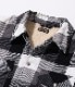 Lot No. SC15448 / 3-COLOR BLOCK CHECK HEAVY FLANNEL CPO JACKET