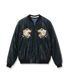 Lot No. TT15790-119 / Mid 1950s Style Acetate Souvenir Jacket ��WHITE TIGER�� �� ��GOLD DRAGON��