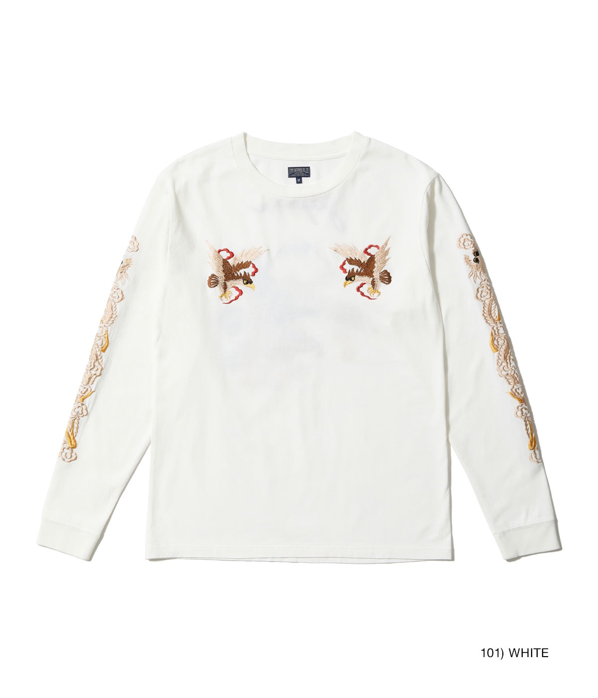 Lot No. TT69818 / LONG SLEEVE SUKA T-SHIRT EMBROIDERED ��EAGLE��