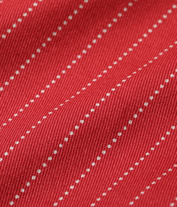 Lot No. SC28340 / FICTION ROMANCE 8.5oz. RED WABASH STRIPE WORK SHIRT (LONG SLEEVE)