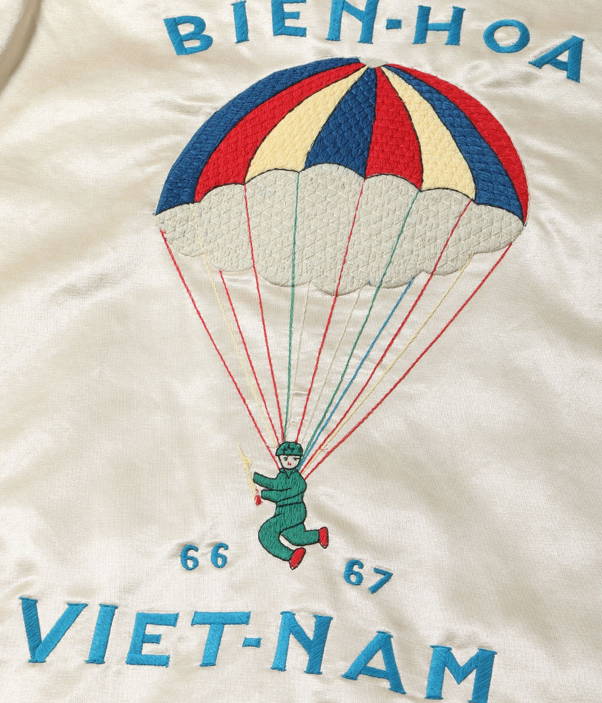 Lot No. TT15891 / Mid 1960s Style Satin Vietnam Jacket ��PARACHUTE��