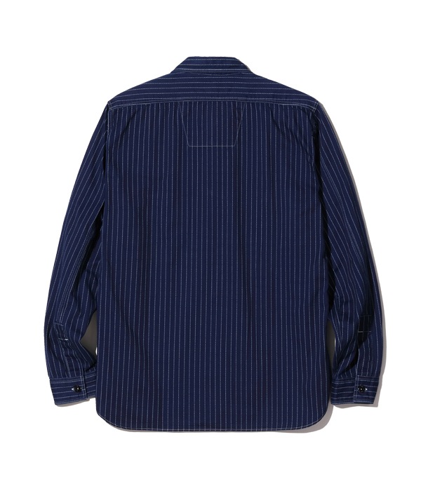 Lot No. SC25551 / FICTION ROMANCE 8.5oz. WABASH STRIPE WORK SHIRT (LONG SLEEVE)