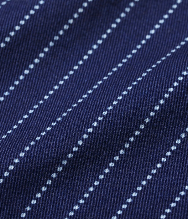 Lot No. SC25551 / FICTION ROMANCE 8.5oz. WABASH STRIPE WORK SHIRT (LONG SLEEVE)