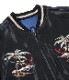 Lot No. TT15052-125 / Mid 1950s Style Acetate Souvenir Jacket ��BLACK TIGER�� �� ��ALOHA HAWAII��