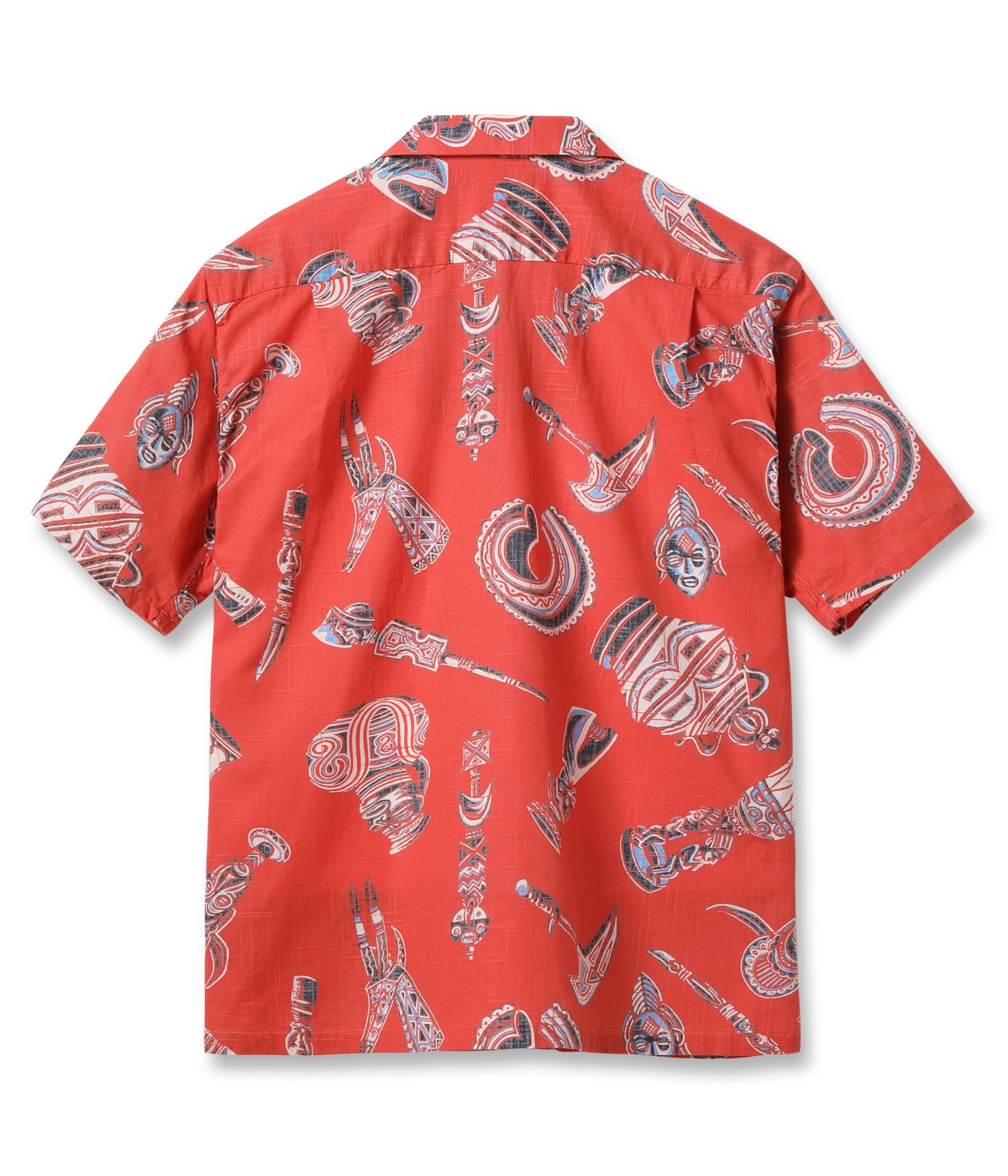 Lot No. SS39502 / COTTON LINEN SLUBYARN OPEN SHIRT ��NATIVE MASK��