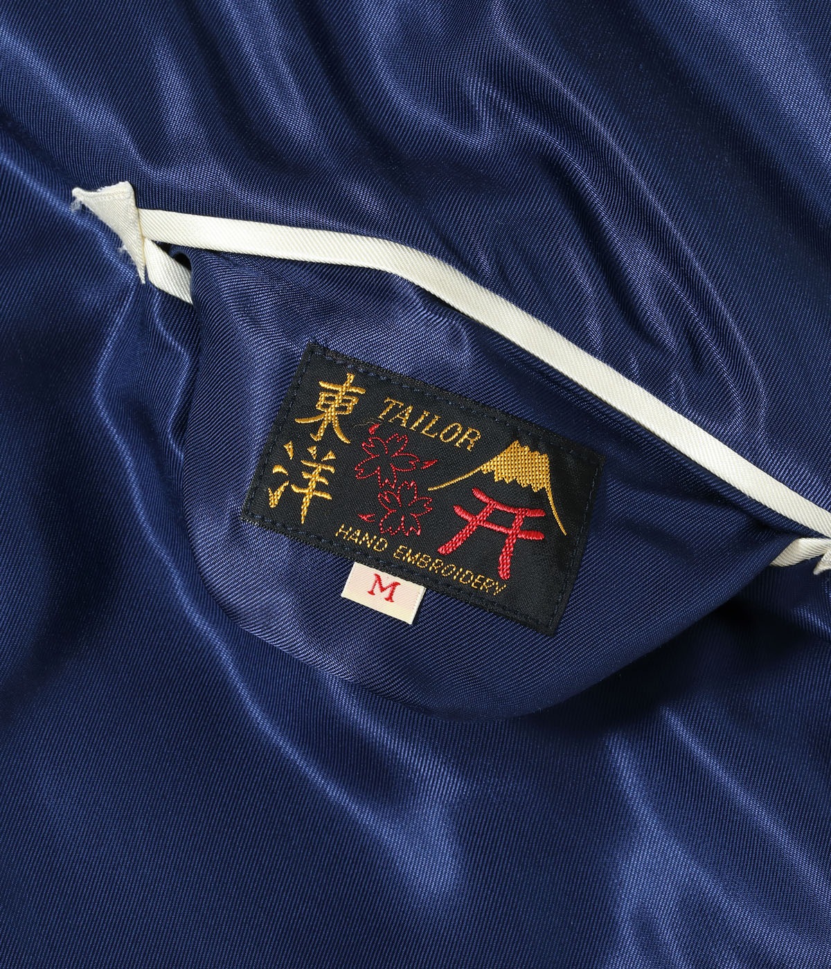 Lot No. TT15790-128 / Late 1950s Style Acetate Souvenir Jacket ��ALASKAN EAGLE�� �� ��DOG SLED��