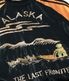 Lot No. TT15790-128 / Late 1950s Style Acetate Souvenir Jacket ��ALASKAN EAGLE�� �� ��DOG SLED��