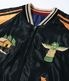 Lot No. TT15790-128 / Late 1950s Style Acetate Souvenir Jacket ��ALASKAN EAGLE�� �� ��DOG SLED��