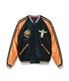 Lot No. TT15790-128 / Late 1950s Style Acetate Souvenir Jacket ��ALASKAN EAGLE�� �� ��DOG SLED��