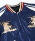 Lot No. TT15790-128 / Late 1950s Style Acetate Souvenir Jacket ��ALASKAN EAGLE�� �� ��DOG SLED��