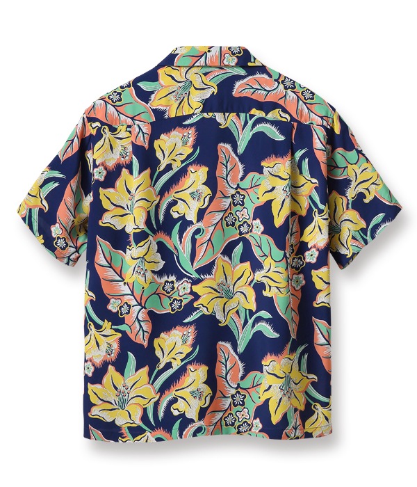 Lot No. SS38567 / RAYON HAWAIIAN SHIRT ��LILY IN PARADISE��