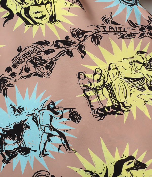 Lot No. SS38466 / KEONI OF HAWAII GAUGUIN WOODCUT III(3) by JOHN MEIGS