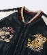 Lot No. TT15174-119 / Early 1950s Style Acetate Quilted Souvenir Jacket ��EAGLE�� �� ��DRAGON & TIGER��