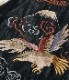 Lot No. TT15174-119 / Early 1950s Style Acetate Quilted Souvenir Jacket ��EAGLE�� �� ��DRAGON & TIGER��