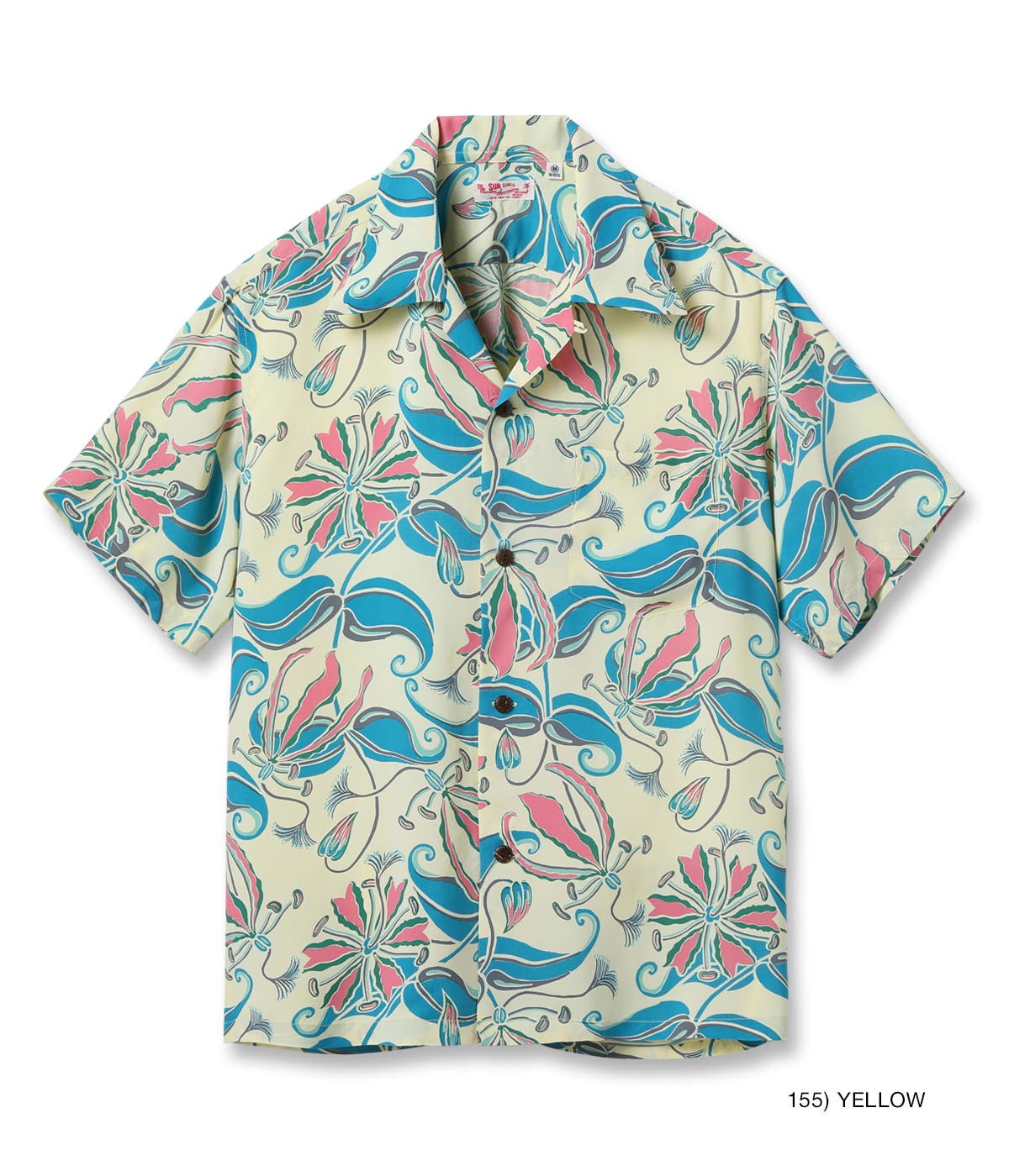 Lot No. SS39619 / RAYON HAWAIIAN SHIRT ��SPIDER LILY��