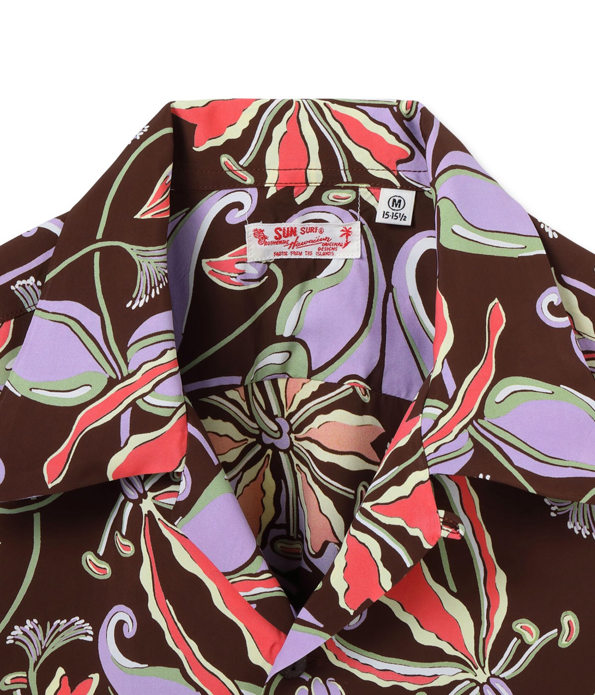 Lot No. SS39619 / RAYON HAWAIIAN SHIRT ��SPIDER LILY��