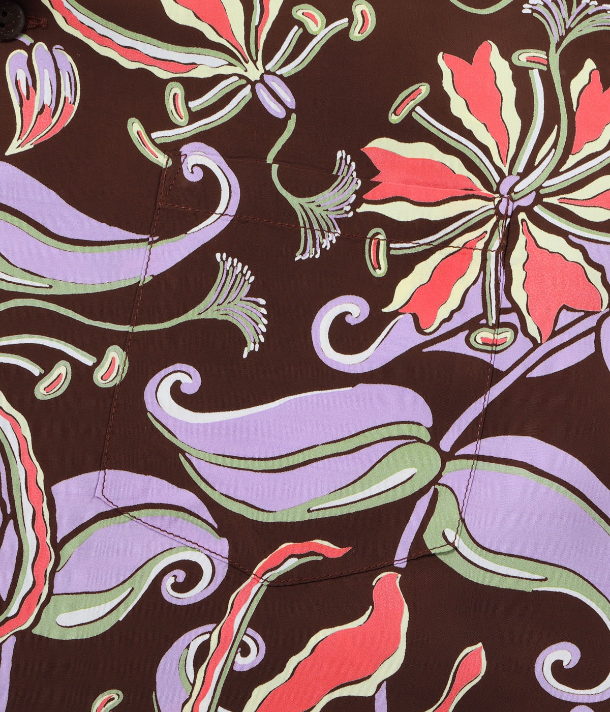 Lot No. SS39619 / RAYON HAWAIIAN SHIRT ��SPIDER LILY��