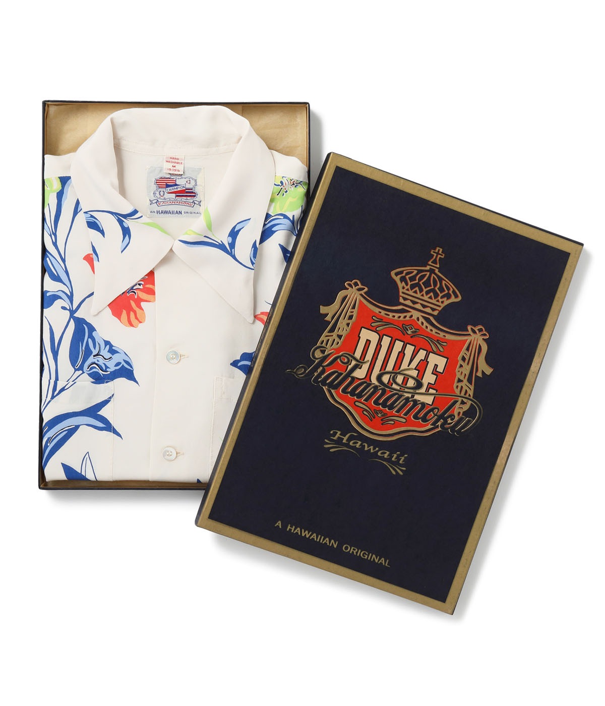 Lot No. DK39638 / DUKE KAHANAMOKU SPECIAL EDITION ��ORCHID AND PINEAPPLE�� (SHORT SLEEVE)