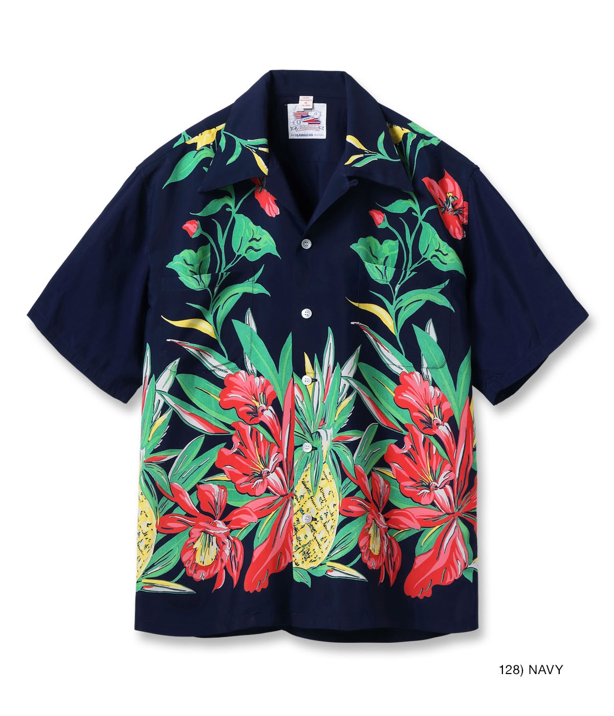 Lot No. DK39638 / DUKE KAHANAMOKU SPECIAL EDITION ��ORCHID AND PINEAPPLE�� (SHORT SLEEVE)