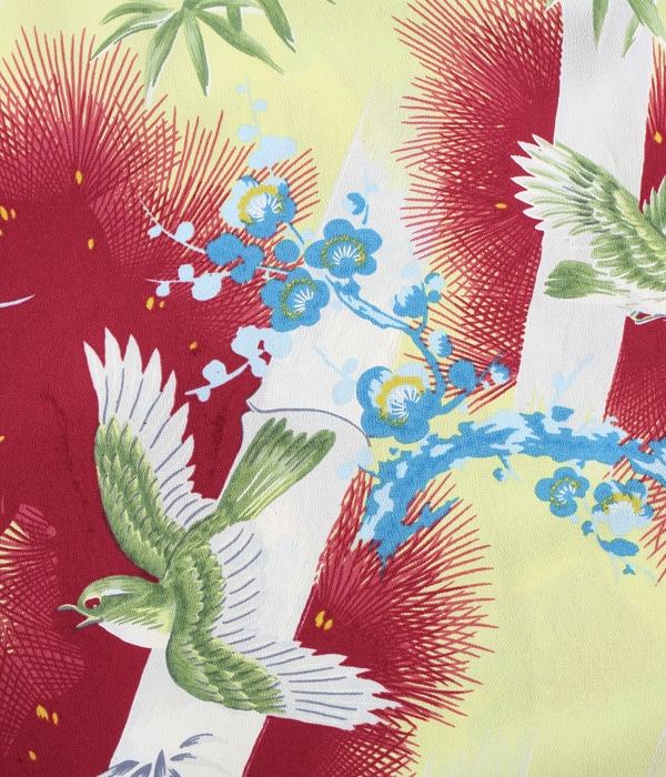 Lot No. SS38569 / RAYON HAWAIIAN SHIRT ��SPARROW FLY AROUND��
