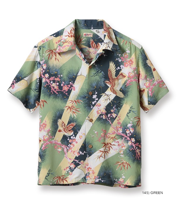 Lot No. SS38569 / RAYON HAWAIIAN SHIRT ��SPARROW FLY AROUND��
