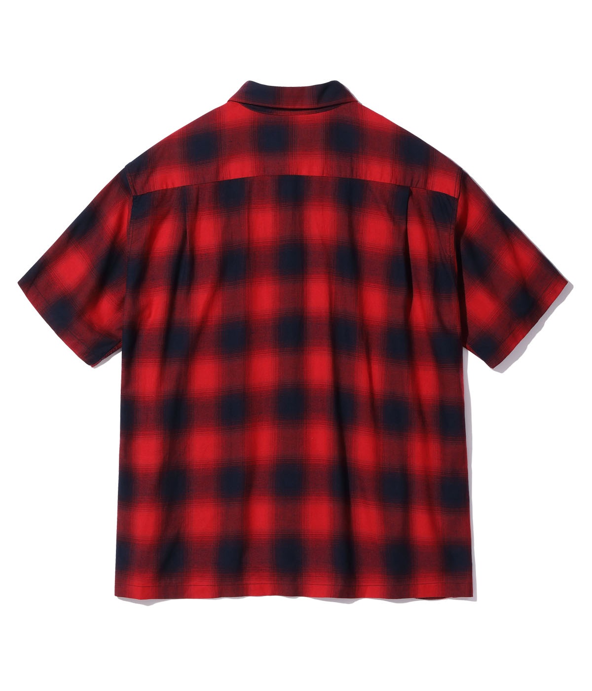 Lot No. SC39297 / RAYON OMBRE CHECK OPEN SHIRT