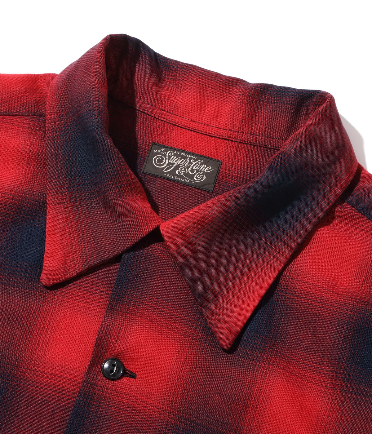 Lot No. SC39297 / RAYON OMBRE CHECK OPEN SHIRT