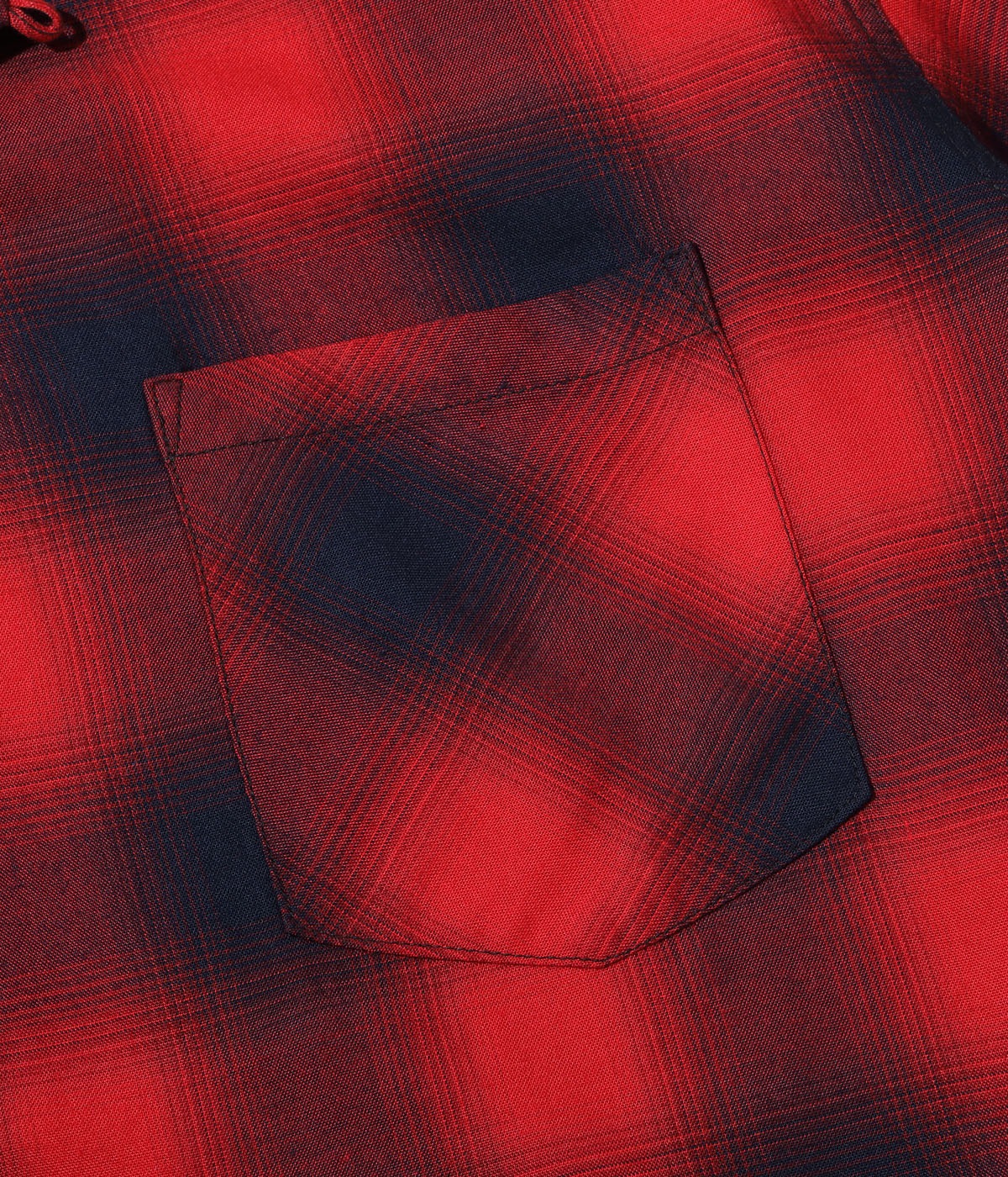 Lot No. SC39297 / RAYON OMBRE CHECK OPEN SHIRT