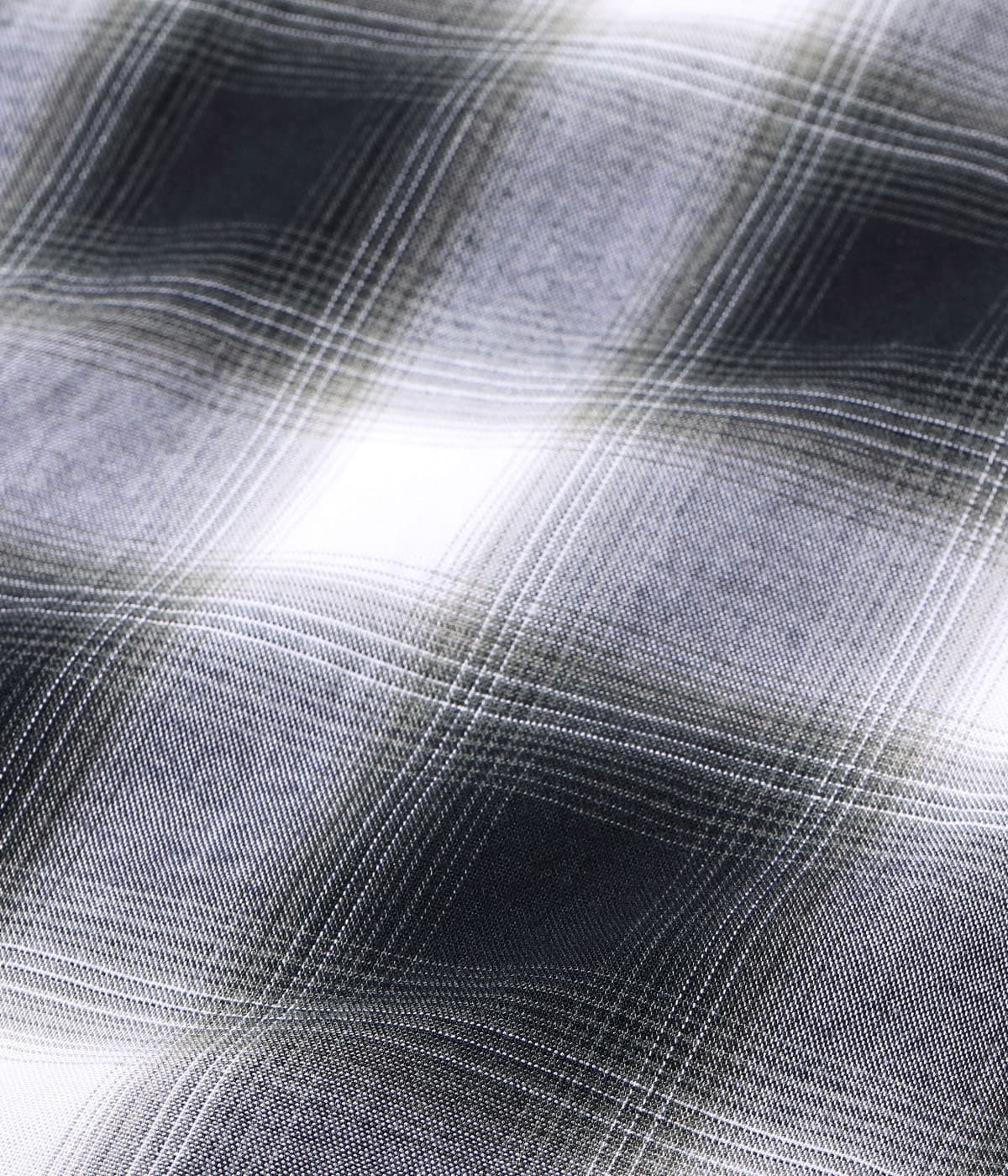 Lot No. SC39297 / RAYON OMBRE CHECK OPEN SHIRT