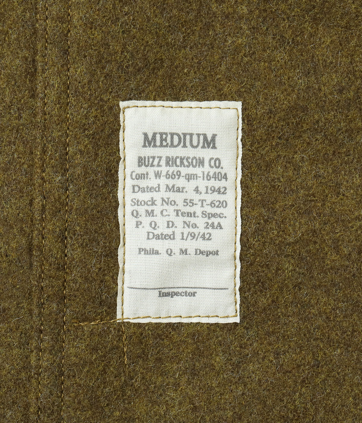 Lot No. BR42468 / TROUSERS, COMBAT, WINTER Type TANKERS BUZZ RICKSON CO.