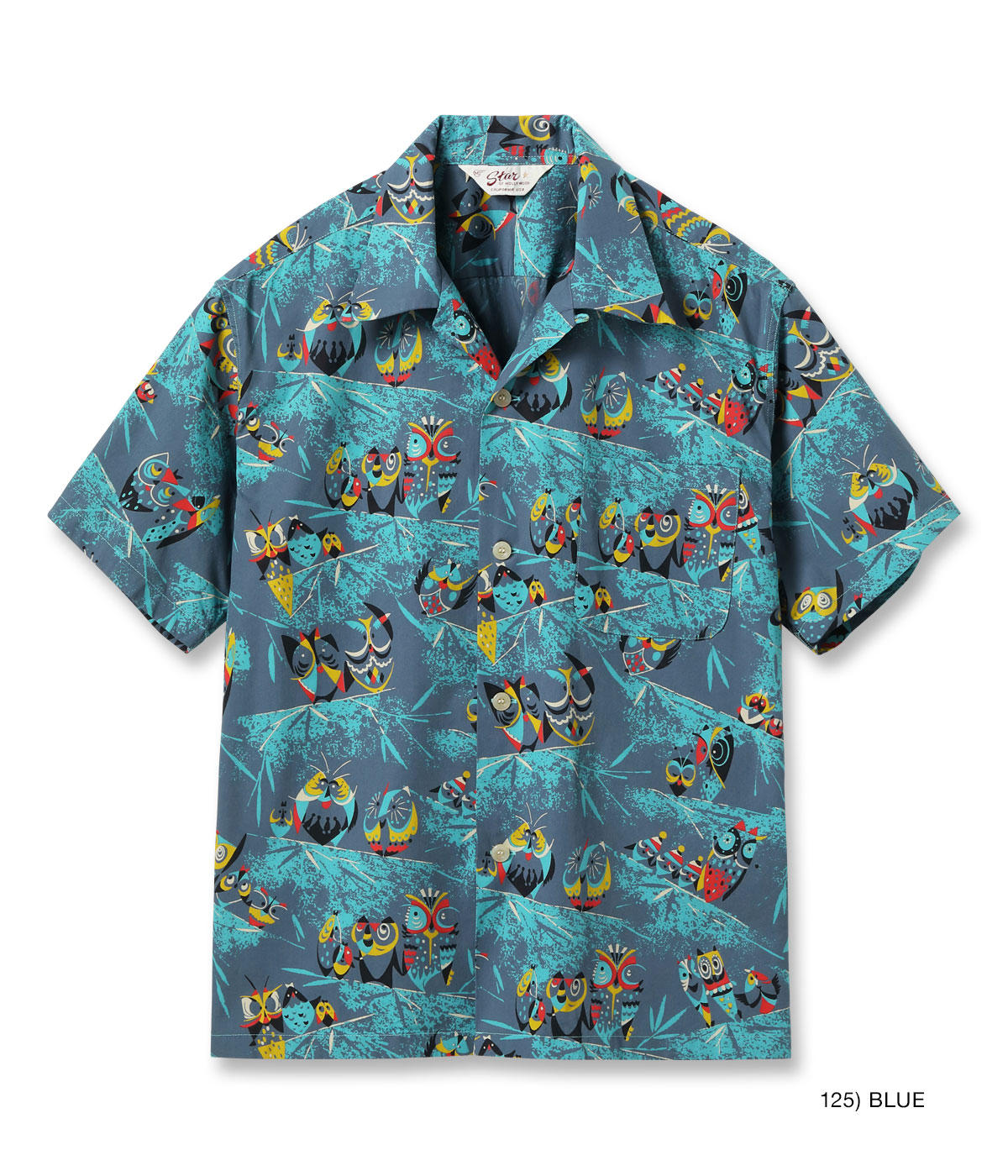 Lot No. SH39494 / TYPEWRITER COTTON OPEN SHIRT OWL