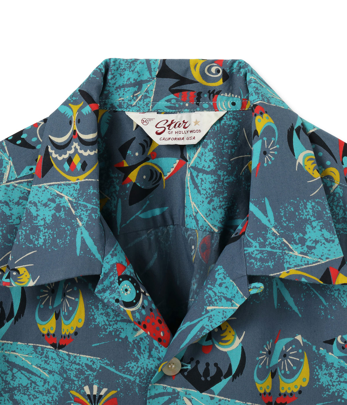 Lot No. SH39494 / TYPEWRITER COTTON OPEN SHIRT OWL