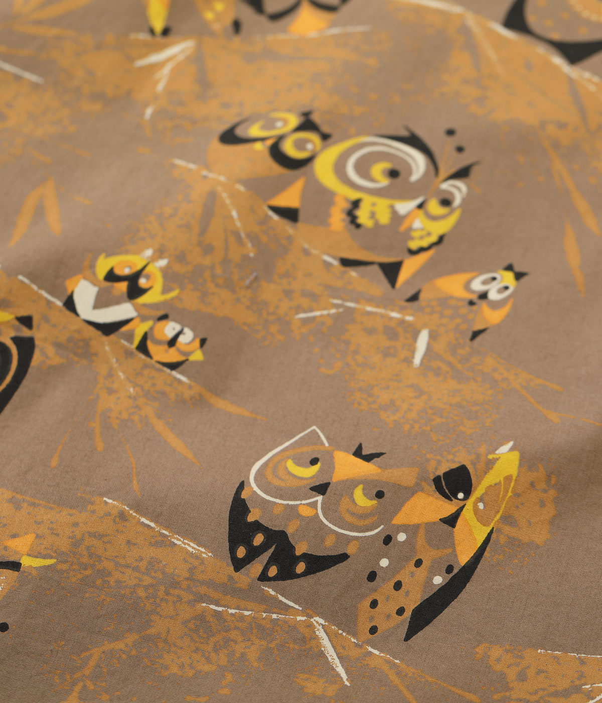 Lot No. SH39494 / TYPEWRITER COTTON OPEN SHIRT OWL