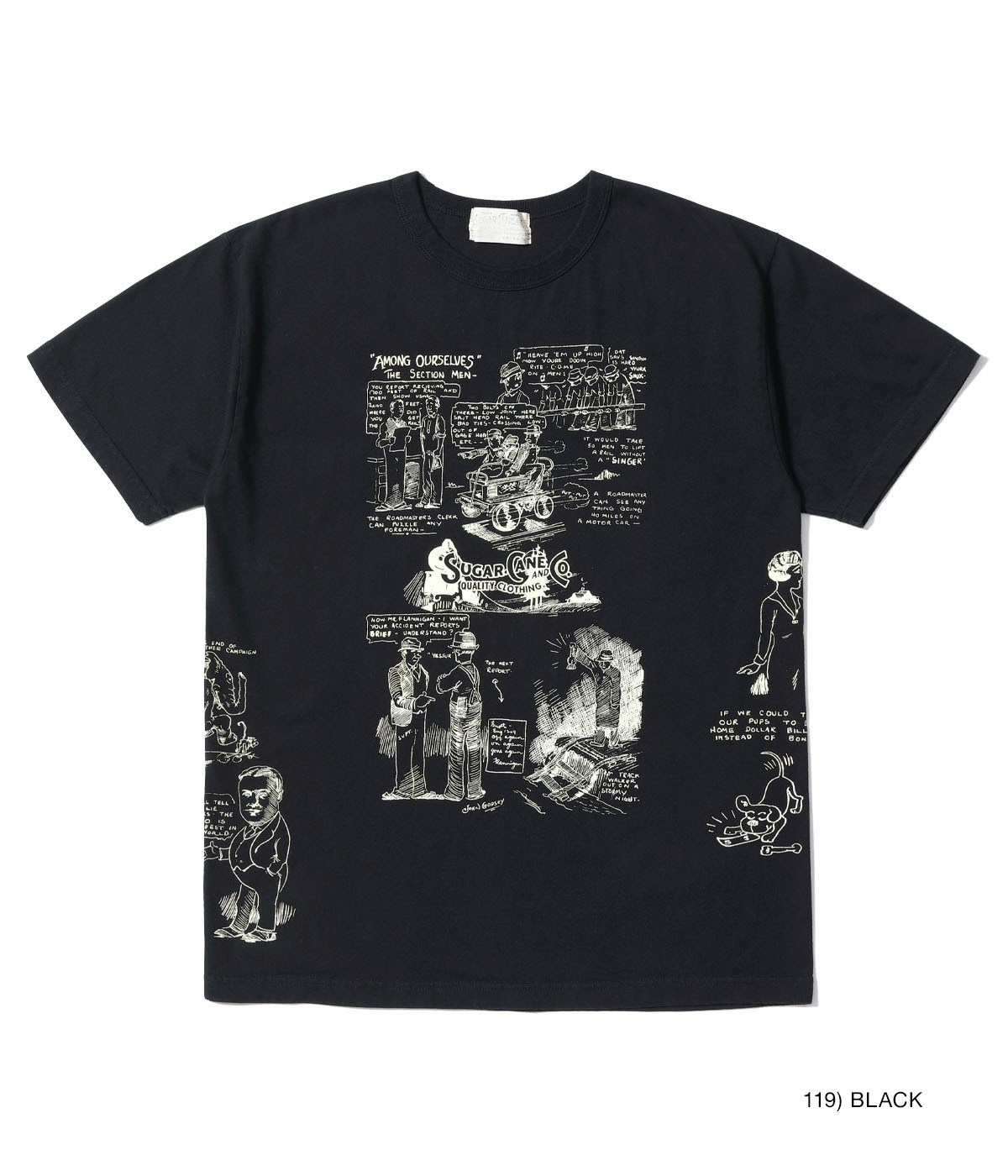 Lot No. SC79584 / 1920's CARTOON T-SHIRT ��AMONG OURSELVES��