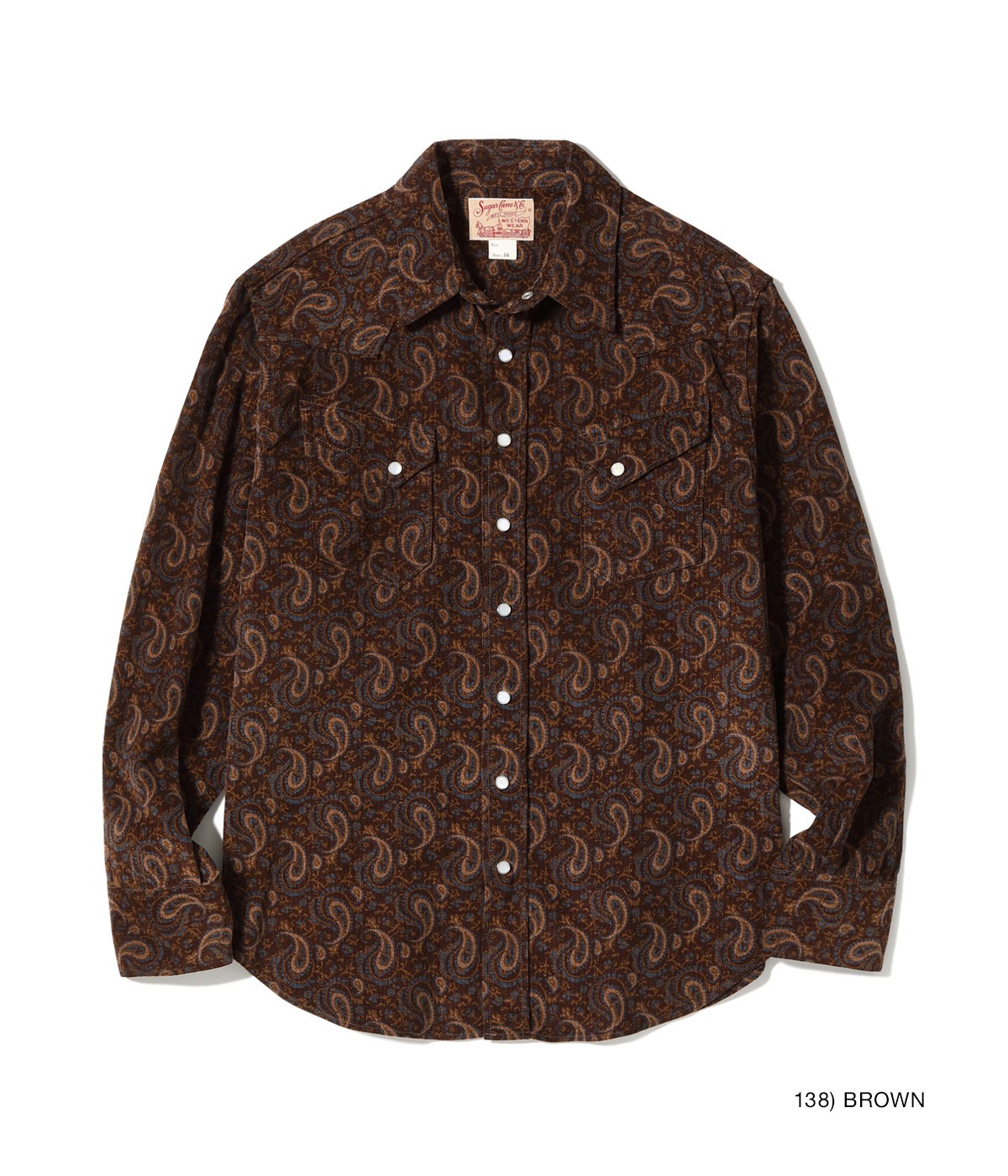 2026年9月18日入荷 / Lot No. SC29786 / PRINTED CORDUROY WESTERN