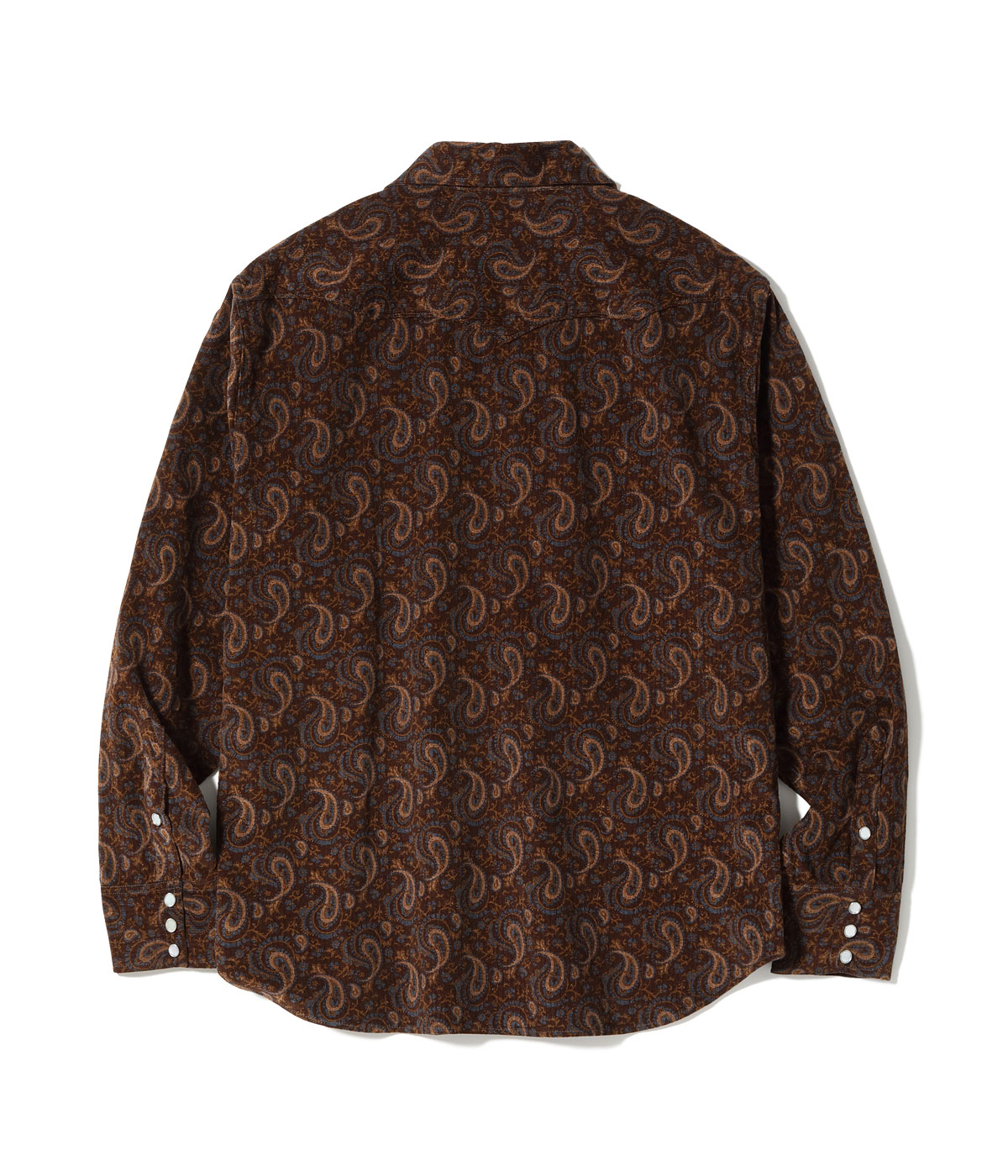 Lot No. SC29786 / PRINTED CORDUROY WESTERN SHIRT