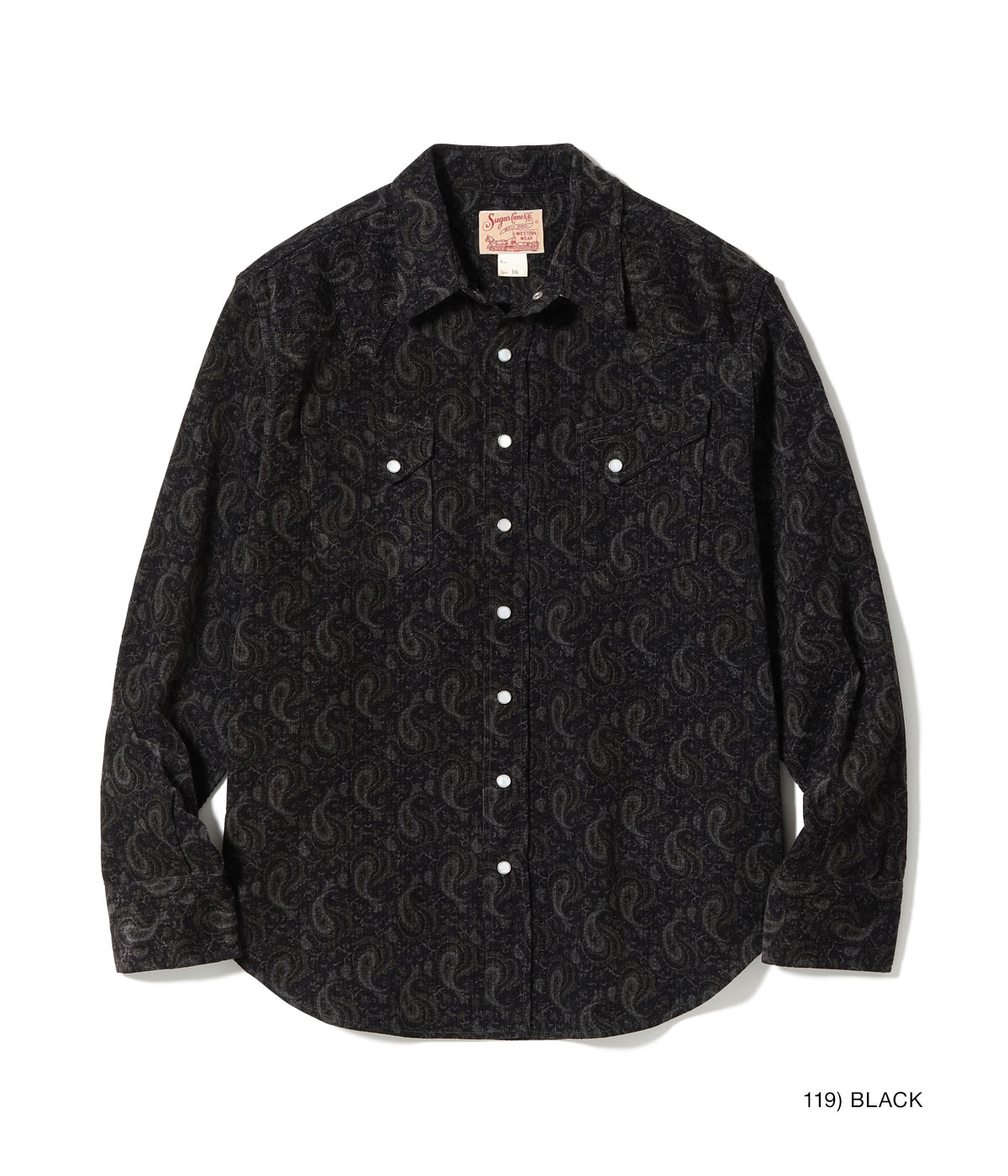 Lot No. SC29786 / PRINTED CORDUROY WESTERN SHIRT