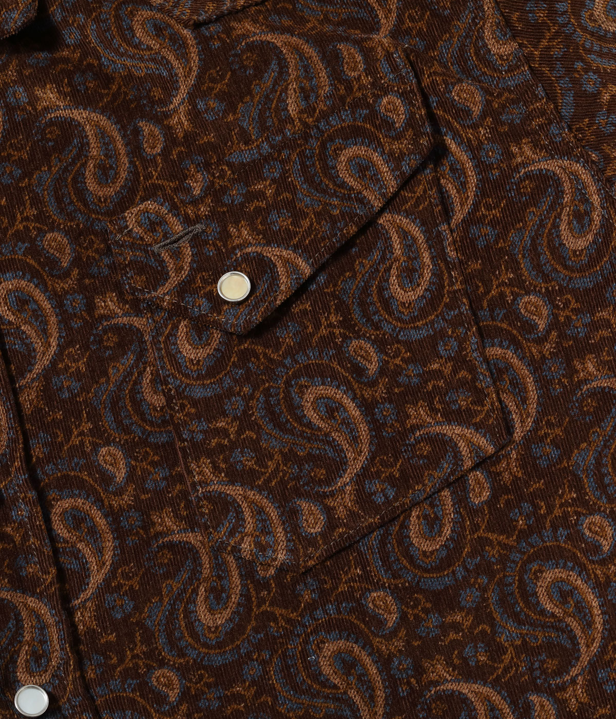 Lot No. SC29786 / PRINTED CORDUROY WESTERN SHIRT