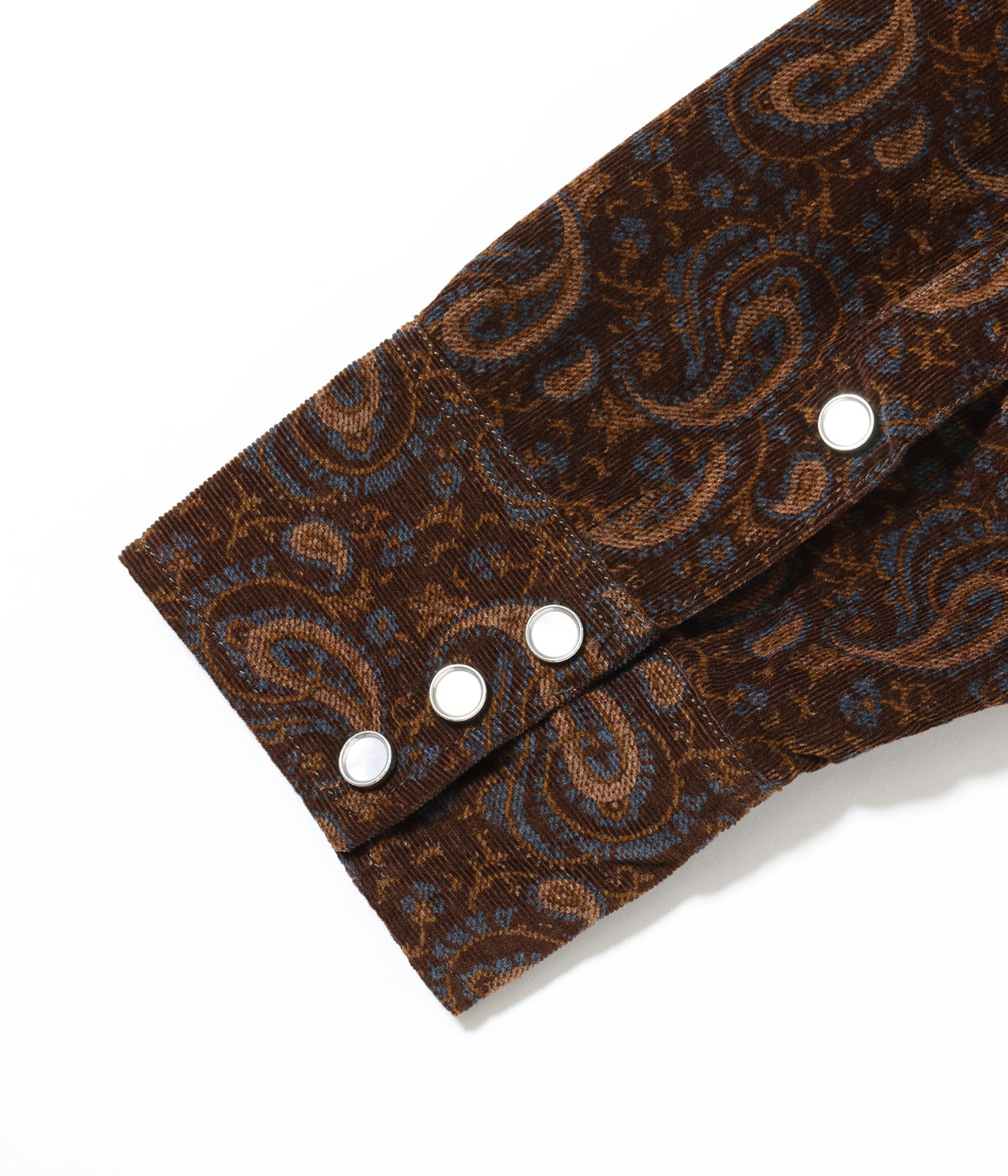 Lot No. SC29786 / PRINTED CORDUROY WESTERN SHIRT