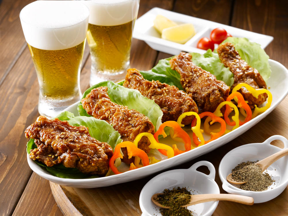 三河赤鶏手羽もと唐揚（ピリ辛風味）　D-464