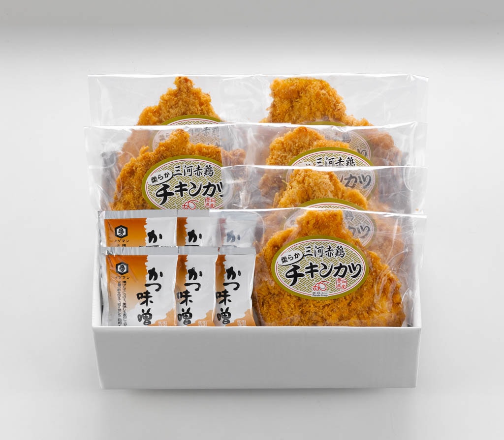 三河赤鶏チキンカツ  ６枚（味噌ソース付き）　D-454