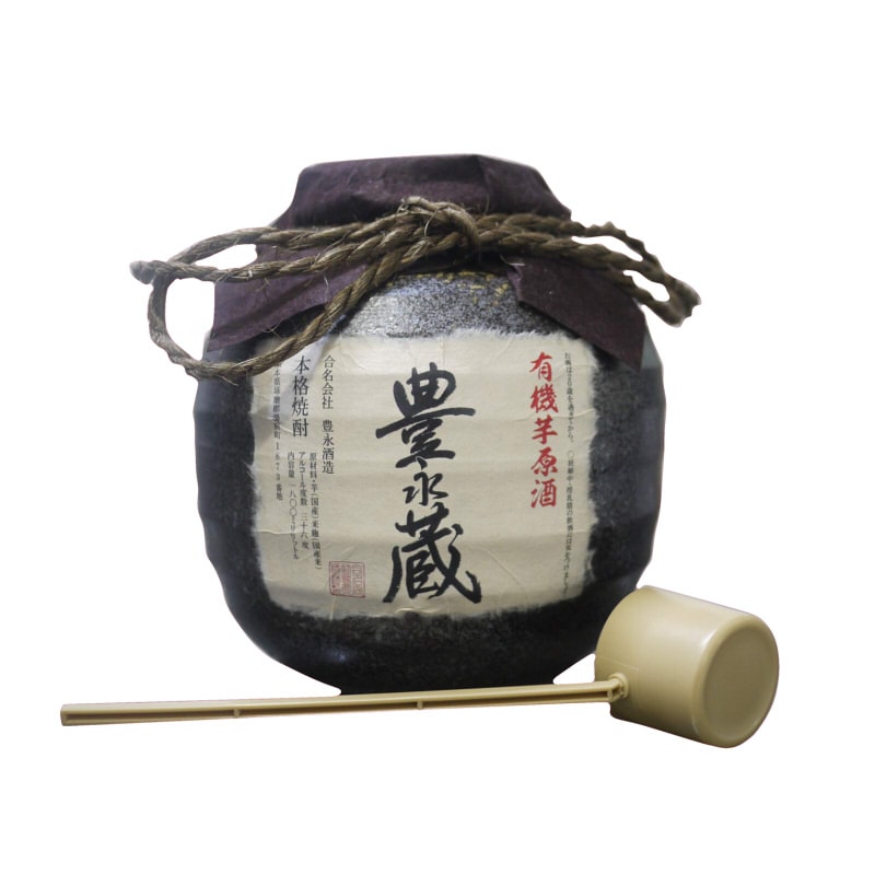 有機芋原酒　豊永蔵　36度　1,800ml【壺入り】