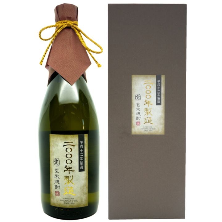 2000年製造玄米完がこい古酒　25度　720ml　箱入り