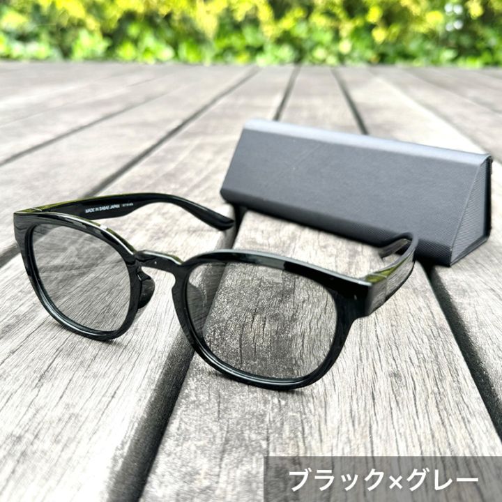 ファッション用グラス ウェリントン型