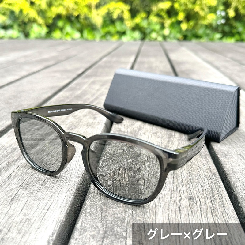 ファッション用グラス ウェリントン型