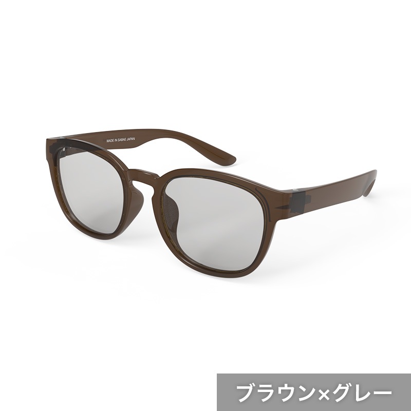 ファッション用グラス ウェリントン型