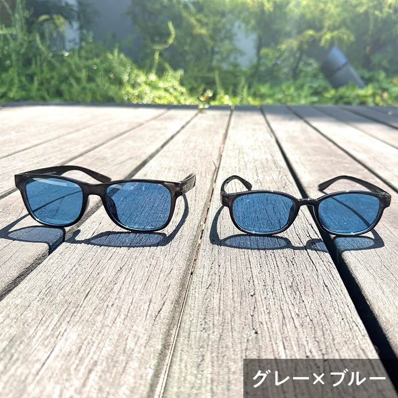 ファッション用グラス　スクエア(大)型